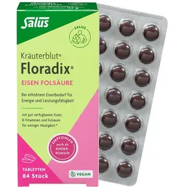 Kräuterblut Floradix Eisen Folsäure Tabletten 84 St.