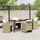 vidaXL Garten Essgruppe 5-tlg. Beige