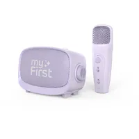 MYFIRST Voice 2 Interaktives Mikrofon, tragbar, kabellos, Bluetooth, Karaoke,