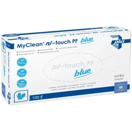 Maimed MyClean ni-touch Gr. L Nitril unsteril PF