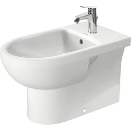 Duravit No. 1 Standbidet, mit Überlauf, Hahnlochbank, weiß,