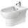 Duravit No. 1 Standbidet, mit Überlauf, Hahnlochbank, weiß,