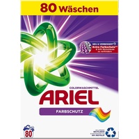 Ariel Color Waschmittel Pulver, Waschpulver mit Farbschutz 80 Wäschen