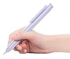MoKo Hülle Kompatibel mit Apple Pencil 1. Generation, Retractable Ausziehbare Schutzhülle mit Apple Pencil Hülle, Stifthalter mit Stabilem Clip, rutschfeste Einfarbige Stifthülle, Taro Violett