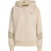 adidas Future Icons 3-Streifen Sweatjacke Damen KD7733 - crystal linen L