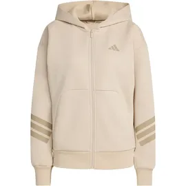 adidas Future Icons 3-Streifen Sweatjacke Damen KD7733 - crystal linen L