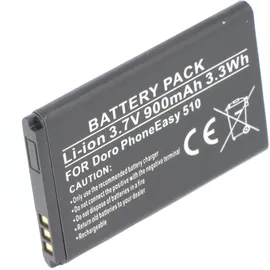 AccuCell Akku passend für den Doro PhoneEasy 510 Akku DBC-800A, DBC-800B, DBR-800A