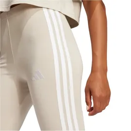 adidas Essentials 3-Streifen Cotton Damen Tights, grau - M