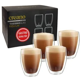 Creano Teeglas doppelwandig 0,4 l 4 St.