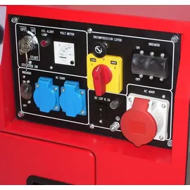 Apex Digital Diesel Stromerzeuger 5800 Generator 06263 schallisoliert 400V leise schallgedämm