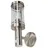 LINDBY Außenleuchte Edelstahl 10,4 x 17,2 x 33,4 cm mit Bewegungsmelder grau