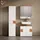 livinity® Tanaro Badschrank 40 x 184,2 x 37 cm Weiß