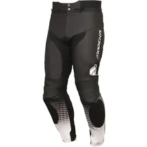 Modeka Yron Motorrad Lederhose, schwarz-weiss, Größe 54