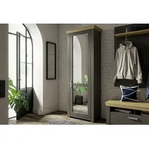 Set One by Musterring GA-12 Kleiderschrank 74,5 x 42,2 x 206,6 grau