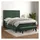 vidaXL Boxspringbett 140 x 200 cm Dunkelgrün