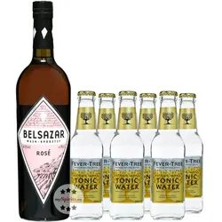 Belsazar Rosé Vermouth + 6 x Fever Tree Indian Tonic Water