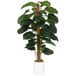 Kunstpflanze / Kunstbaum EPIPREMNUM Efeutute 155 cm Kunststoff grün hjh OFFICE