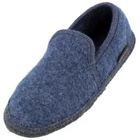 HAFLINGER Hausschuh in Blau - Gr.: 44