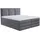 MID.YOU Boxspringbett, - grau - H2/H3 - Bettkasten, - inklusive Topper - 160x200 cm,