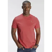 Delmao Rundhalsshirt Kurzarm, Regular Fit, basic, aus 100% Baumwolle,