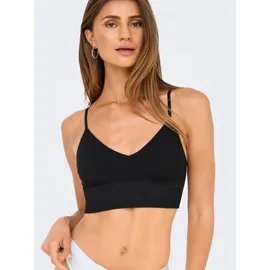 Only ONLVICKY RIB S-L V-NECK 3-PACK TOP NOOS Bustier Weiß S