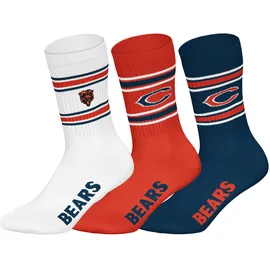 NFL Chicago Bears 3pk Crew Socks bunt|grün 39/42
