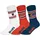 NFL Chicago Bears 3pk Crew Socks bunt|grün 39/42