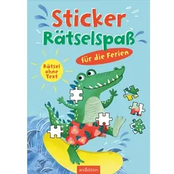 arsEdition Sticker-Rätselspaß für die Ferien