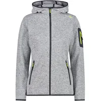 CMP Woman Jacket FIX Hood grey-limone (20UM) 42