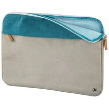 Hama Florenz 13.3 Zoll Notebooktasche Sleeve für Universal Polyester, Petrol/Grau