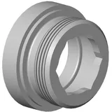 Dornbracht Rastbuchsenaufnahme Ersatzteile 091212043 D. 19,5 x 9,5 mm Platin gebürstet 091212043-06