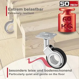 SOTech Möbelrolle Berlin Ø 60 mm