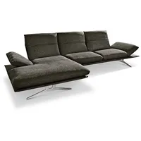 KOINOR Ecksofa Francis Stoff Grau Anthrazit 284 cm