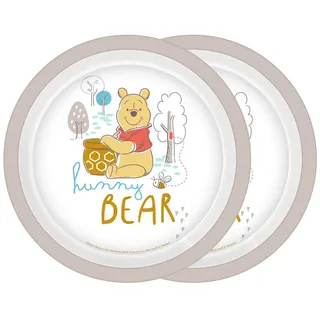 Disney Teller Winnie Pooh hunny Bear 2er Set 21,5cm