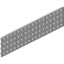 diy element-system gmbh Stahl-Lochplatte Material STA weiß L.800mm B.200mm Element-System