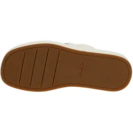 CLARKS Alda Walk Sandale, Off White Lea, 41 EU / 41 EU