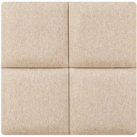 neu.haus Wandkissen Carpino 4er Set 30 x 30 cm