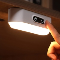 SOAIY 2er-set LED Touch dimmbar Unterbauleuchte mit 5 Lichtfarben USB wiederaufladbare Schrankbeleuchtung Küchenlampe 2000mAh Schrankleuchte mit Magnet Lichtleiste für Kleiderschrank schlafzimmer