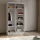 masseno Schwebetürenschrank SOFIA 120 x 216 x 61 cm Weiß