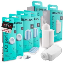 Wessper SIEMENS 2 x TZ80001 TZ80002 TZ70003 Reinigungstabletten + Entkalkungstabletten + Wasserfilter für EQ Series