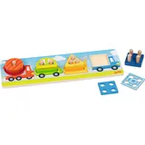 GoKi 58348 - Formensortierspiel Fahrzeuge, 13-teilig, Holz