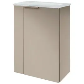 Fackelmann Waschbeckenunterschrank 44 x 60 x 24,3 cm Grau
