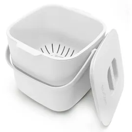 Yourcasa Biomülleimer 7 l Weiß