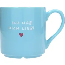 DEPESCHE Lieblingsbecher Henkeltasse 0,3 l Weiß