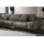 Designwerk Ecksofa DESIGNWERK "Forma L-Form, zeitloses Designsofa mit aktuellem Fuß", braun (mud), B:344cm T:162cm, Leder;Struktur 98% Polyester, 2% Acryl, Sofas, Ecksofa, in hochwertiger Verarbeitung & tollem Sitzkomfort