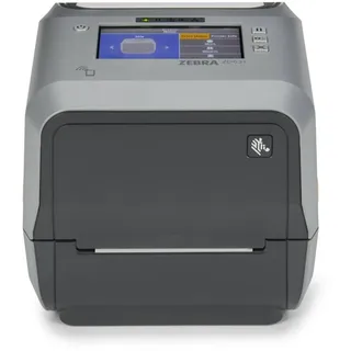 Zebra Technologies Zebra ZD621d, 8 Punkte/mm (203dpi), Disp. (Farbe), RTC, USB, USB-Host, RS232, BT, Ethernet, WLAN, grau, ZD6A142-D0EL02EZ