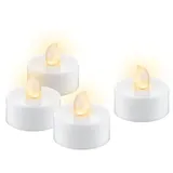 goobay LED-Teelichter 4 St. weiß