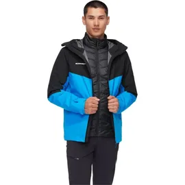 Mammut Convey 3 In 1 HS Hoodie Jacket Men glacier blue/black M