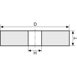 TYROLIT Schleifbockscheibe Ø200x25x51mm 80
