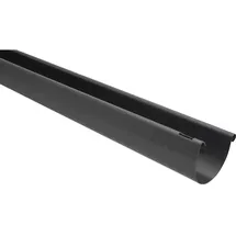 Marley Dachrinne halbrund RG 100, 2 m, Anthrazit-Metallic